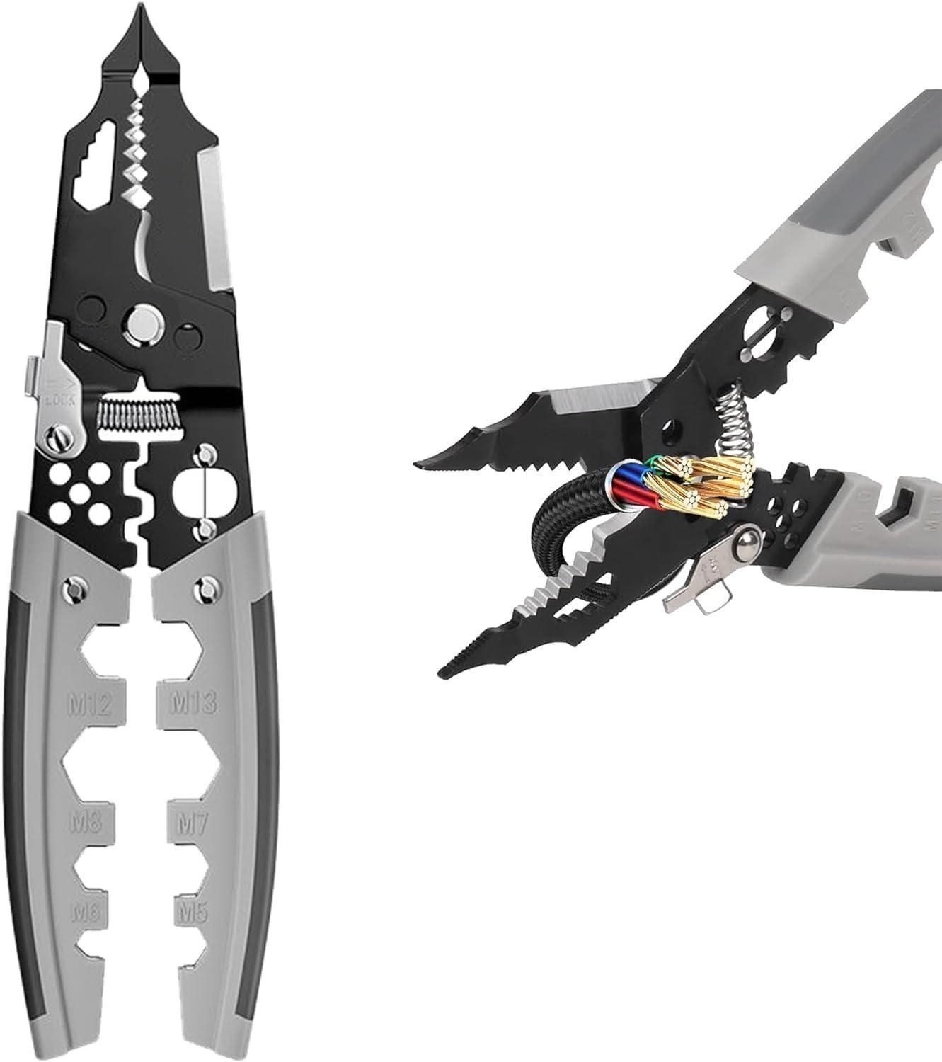 28 In 1 Multifunctional Wire Pliers + Stripper Tool